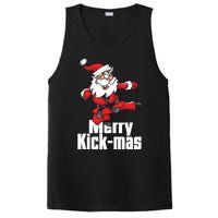 Christmas Merry Kickmas Santa Claus Karate PosiCharge Competitor Tank