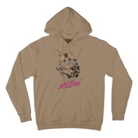 Cat Meow Kitty Funny Cats Mom And Cat Dad Gift Hoodie