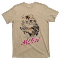 Cat Meow Kitty Funny Cats Mom And Cat Dad Gift T-Shirt