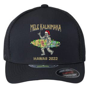 Cute Mele Kalikimaka For Hawaii Or Christmas Cruise Vacation Gift Flexfit Unipanel Trucker Cap