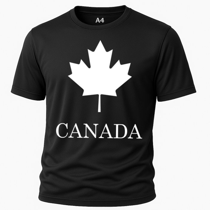 Canada Maple Leaf Canadian Flag Cooling Performance Crew T-Shirt