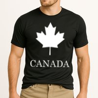 Canada Maple Leaf Canadian Flag Cooling Performance Crew T-Shirt