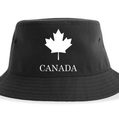 Canada Maple Leaf Canadian Flag Sustainable Bucket Hat