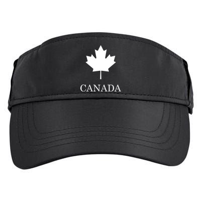 Canada Maple Leaf Canadian Flag Adult Drive Performance Visor