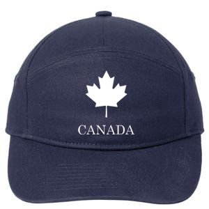 Canada Maple Leaf Canadian Flag 7-Panel Snapback Hat