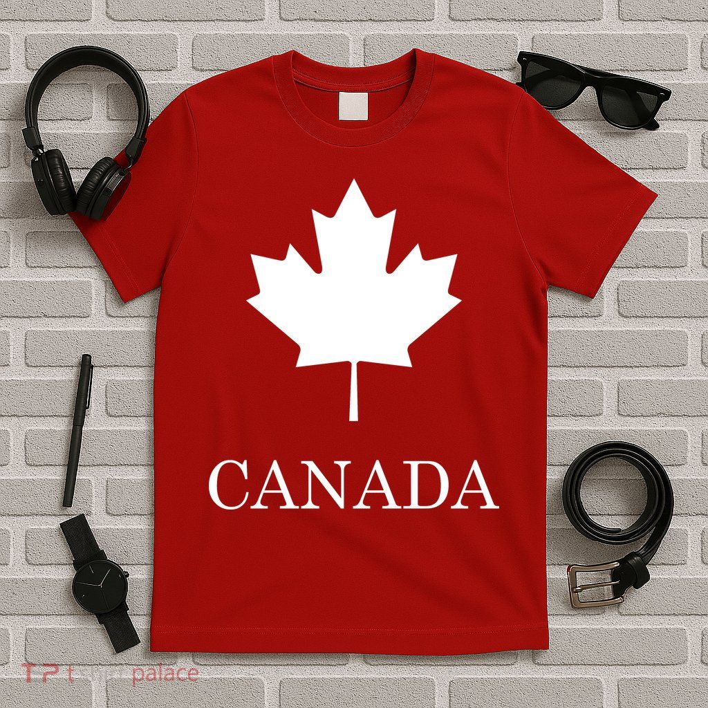 Canada Maple Leaf Canadian Flag T-Shirt
