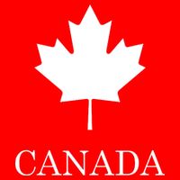 Canada Maple Leaf Canadian Flag 16 in Basic Backpack