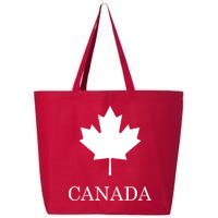 Canada Maple Leaf Canadian Flag 25L Jumbo Tote