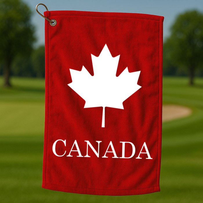 Canada Maple Leaf Canadian Flag Golf Towel