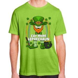 Cat Mom Leprechaun Family Matching St Patricks Day Party Gift Adult ChromaSoft Performance T-Shirt