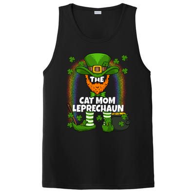 Cat Mom Leprechaun Family Matching St Patricks Day Party Gift PosiCharge Competitor Tank