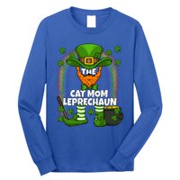 Cat Mom Leprechaun Family Matching St Patricks Day Party Gift Long Sleeve Shirt