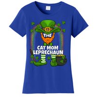 Cat Mom Leprechaun Family Matching St Patricks Day Party Gift Women's T-Shirt