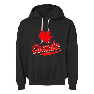 Canadian Maple Leaf Country Canada Garment-Dyed Fleece Hoodie