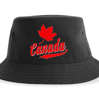 Canadian Maple Leaf Country Canada Sustainable Bucket Hat