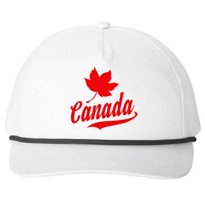 Canadian Maple Leaf Country Canada Snapback Five-Panel Rope Hat