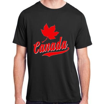 Canadian Maple Leaf Country Canada Adult ChromaSoft Performance T-Shirt