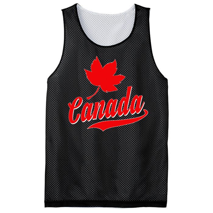 Canadian Maple Leaf Country Canada Mesh Reversible Basketball Jersey Tank