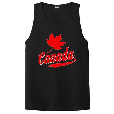 Canadian Maple Leaf Country Canada PosiCharge Competitor Tank