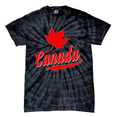 Canadian Maple Leaf Country Canada Tie-Dye T-Shirt