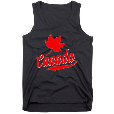 Canadian Maple Leaf Country Canada Tank Top