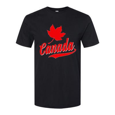 Canadian Maple Leaf Country Canada Softstyle CVC T-Shirt