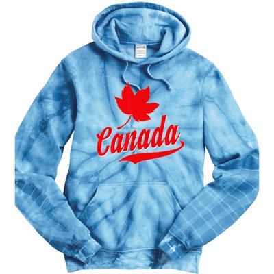 Canadian Maple Leaf Country Canada Tie Dye Hoodie