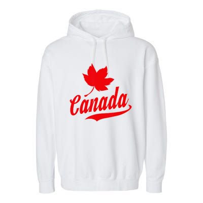 Canadian Maple Leaf Country Canada Garment-Dyed Fleece Hoodie