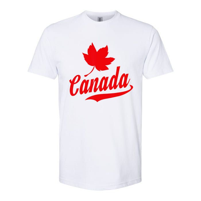 Canadian Maple Leaf Country Canada Softstyle CVC T-Shirt