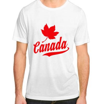 Canadian Maple Leaf Country Canada Adult ChromaSoft Performance T-Shirt