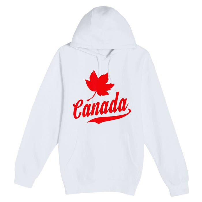 Canadian Maple Leaf Country Canada Premium Pullover Hoodie