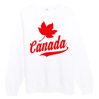 Canadian Maple Leaf Country Canada Premium Crewneck Sweatshirt