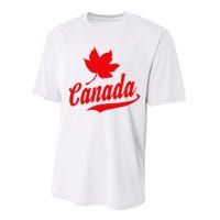 Canadian Maple Leaf Country Canada Performance Sprint T-Shirt