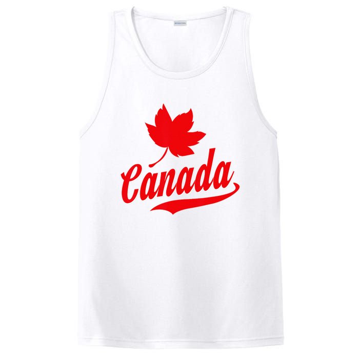 Canadian Maple Leaf Country Canada PosiCharge Competitor Tank