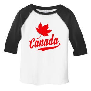 Canadian Maple Leaf Country Canada Toddler Fine Jersey T-Shirt