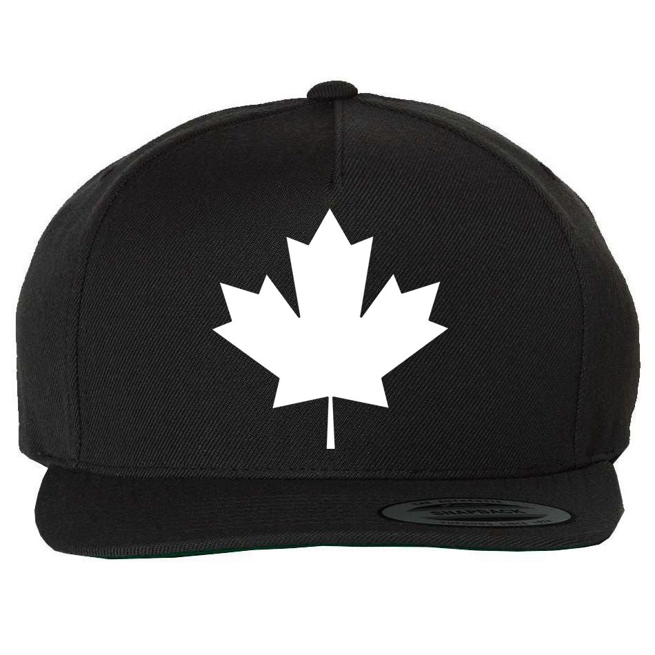 Canada Maple Leaf  Wool Snapback Cap