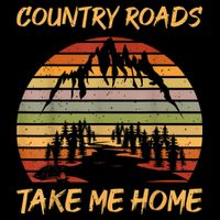 Country Music Lovers Vintage Country Roads Take Me Home Kids Hoodie