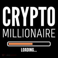 Crypto Millionaire Loading Funny Crypto Currency Flexfit Unipanel Trucker Cap