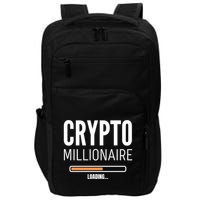 Crypto Millionaire Loading Funny Crypto Currency Impact Tech Backpack