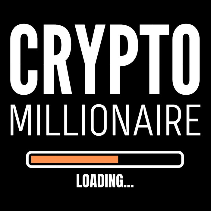 Crypto Millionaire Loading Funny Crypto Currency Impact Tech Backpack