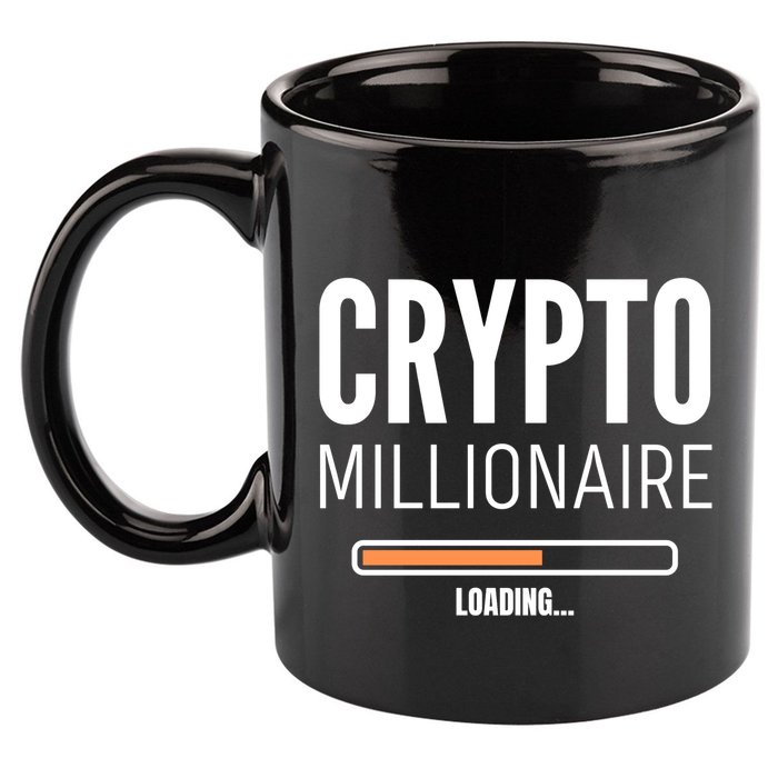 Crypto Millionaire Loading Funny Crypto Currency 11oz C Handle Ceramic Mug