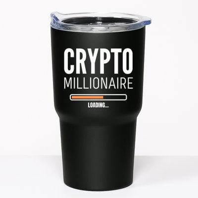 Crypto Millionaire Loading Funny Crypto Currency Tumbler