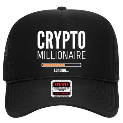 Crypto Millionaire Loading Funny Crypto Currency Trucker Hat