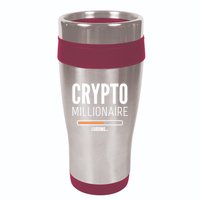 Crypto Millionaire Loading Funny Crypto Currency 16oz Travel Tumbler