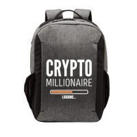 Crypto Millionaire Loading Funny Crypto Currency Vector Backpack