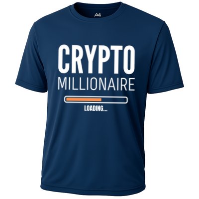 Crypto Millionaire Loading Funny Crypto Currency Performance Shirt