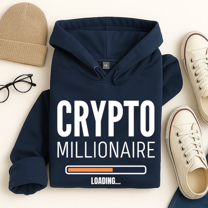Crypto Millionaire Loading Funny Crypto Currency Hoodie