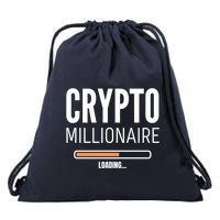 Crypto Millionaire Loading Funny Crypto Currency Drawstring Bag