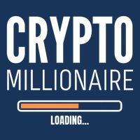 Crypto Millionaire Loading Funny Crypto Currency Drawstring Bag