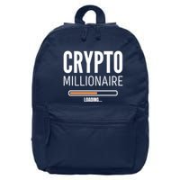 Crypto Millionaire Loading Funny Crypto Currency 16 in Basic Backpack